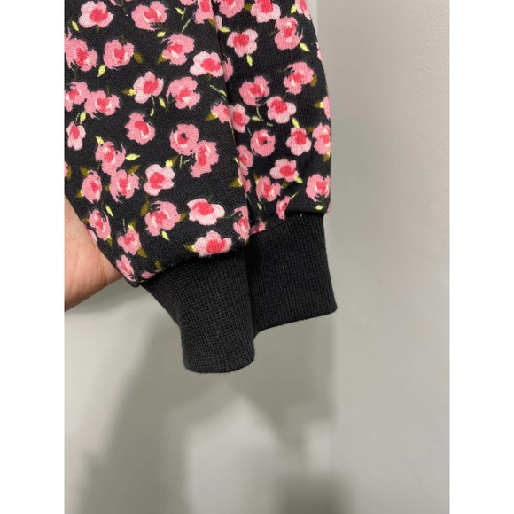 NWT Women's Floral Print Ruffle Hooded Sweatshirt  by Sandy Liang - Picture 6 of 8